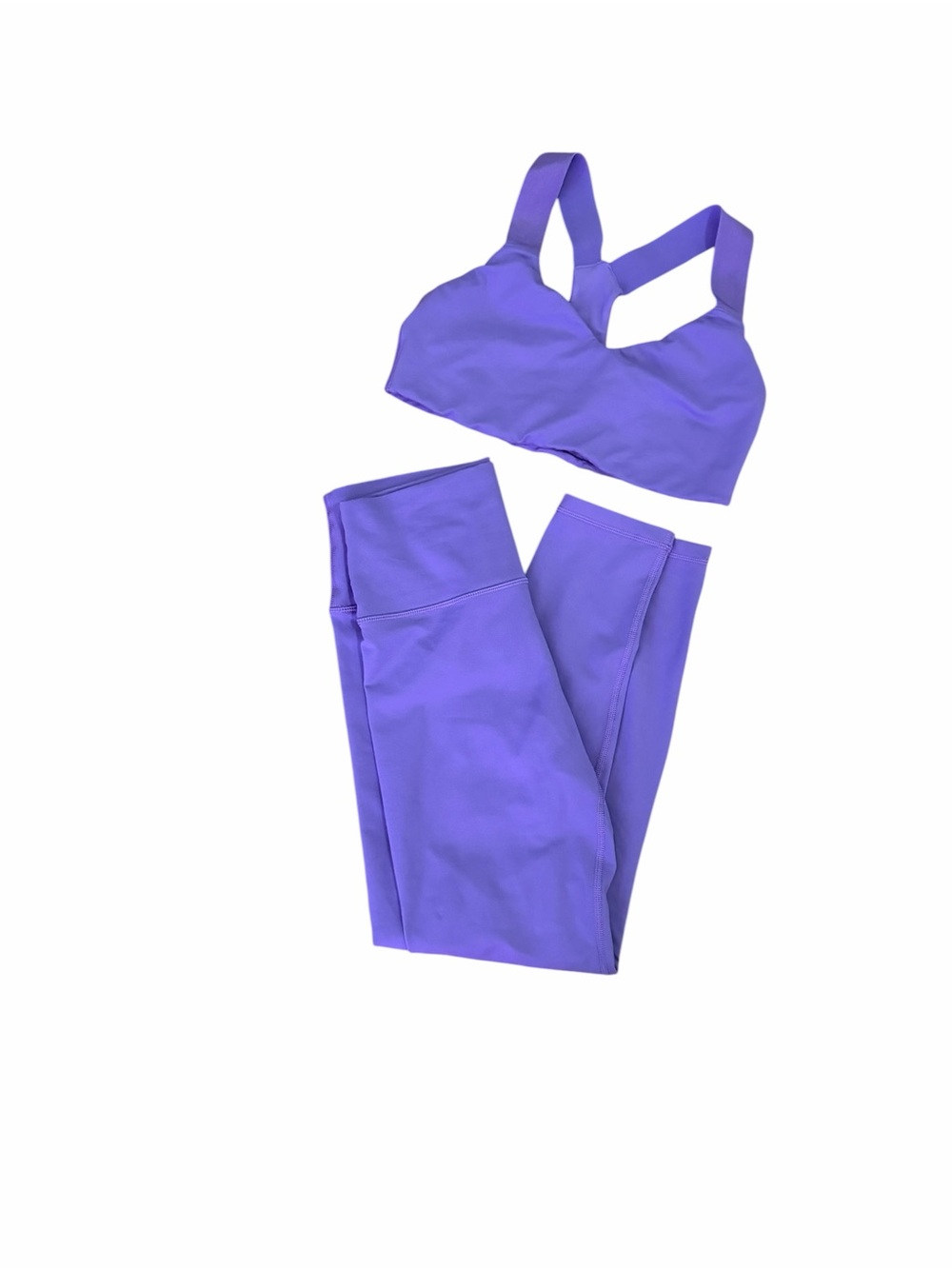 aerie  Purple High-Rise Leggings and bra set  - Offline Collection